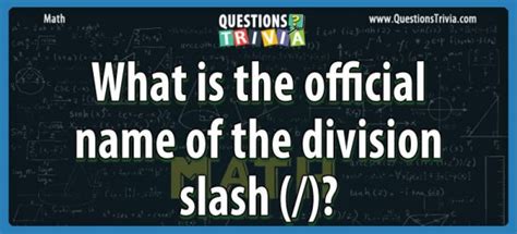 Math Trivia Questions And Quizzes Questionstrivia