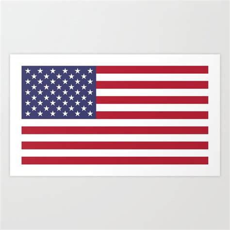 American Flag Art Print By Newburyboutique Society6