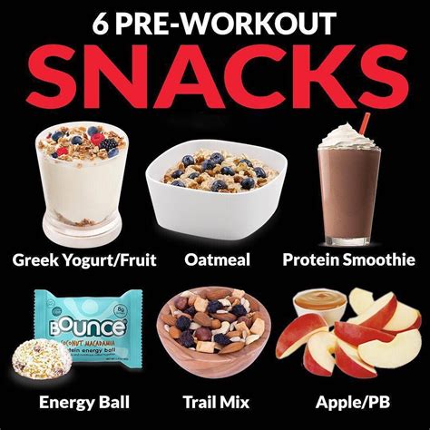 Pre Workout Snacks Preworkout Snack Preworkout Workout Snacks