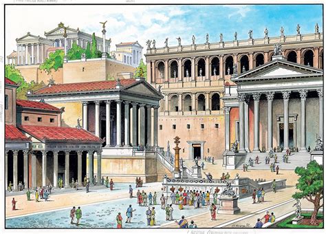 The Rostrum In The Forum Romanum O Scarpelli Império Romano