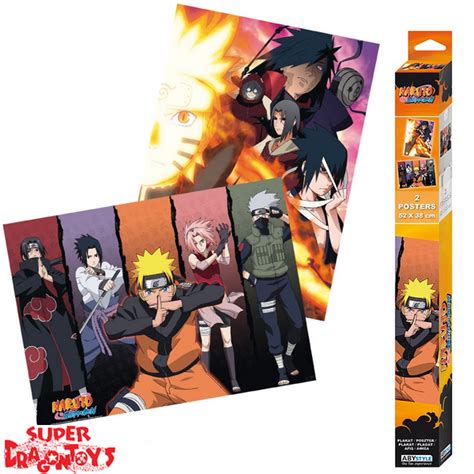 Naruto Shippuden Posters Set Groupe Superdragontoys