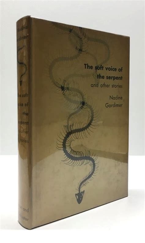 The Soft Voice Of The Serpent And Other Stories By Gordimer Nadine Near
