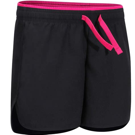 W500 Girls Gym Shorts Blackpink Domyos By Decathlon