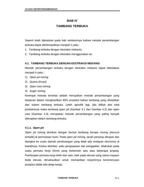 PDF 04 Tambang Terbuka DOKUMEN TIPS