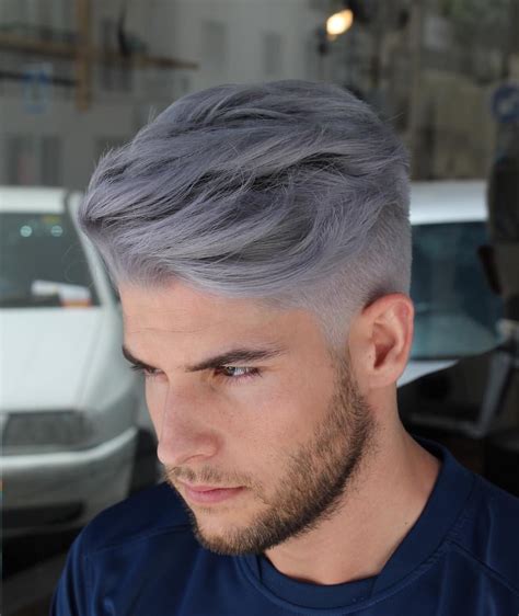 Six Barberia Color Gris Hairstyle Silverhair Silver Lakme