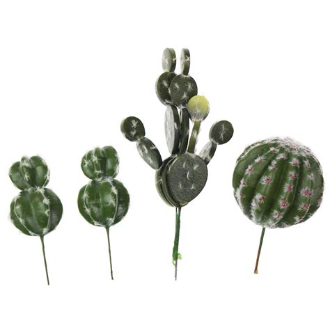 Realistic Artificial Tall Cactus Faux Succulent Greenhouse Assorted