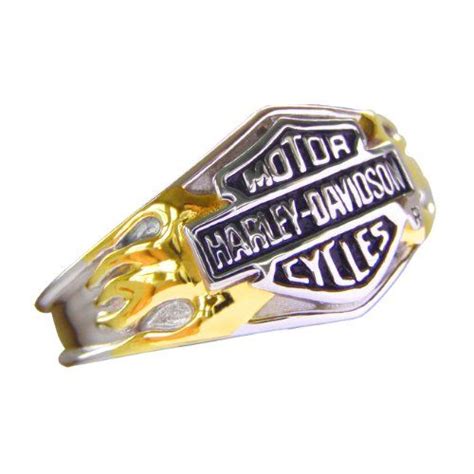 Sterling Silver Harley Davidson Ladies Classic Logo Ring Bikeraa
