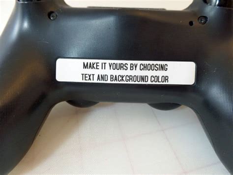 Personalized Custom Playstation Ps4 Controller Back Sticker Etsy