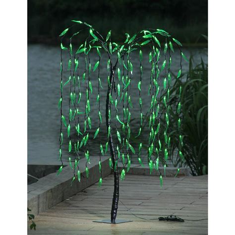 Proht 55 Ft 3 Watt Willow Tree With 200 Green Led Lights Ls20055ft