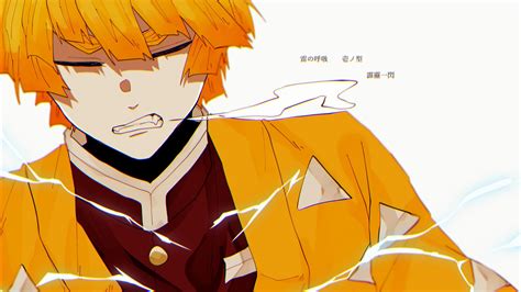Anime Pfp Zenitsu Demon Slayer Scary Zenitsu Agatsuma With Yellow