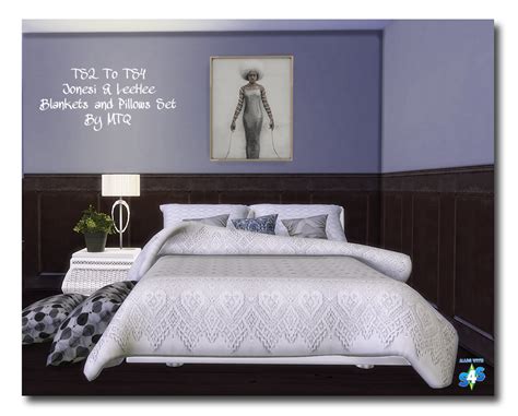 Sims 4 Cc — Ts2 To Ts4 Jonesis And Leehees Bed Blankets And