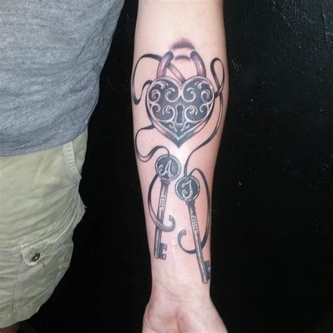 29 Lock And Key Tattoo Designs Idea Design Trends