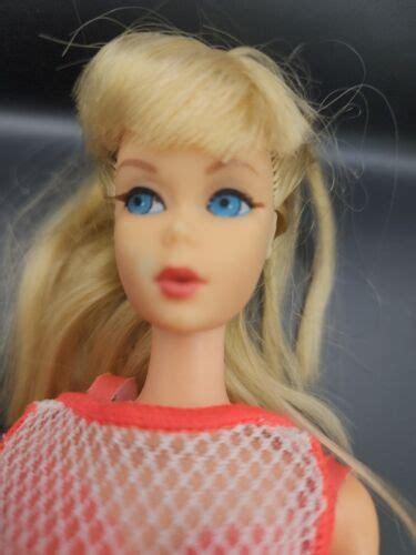 Vintage 1966 Japan Mattel Blonde Barbie Doll Twist Turn Bend Knee