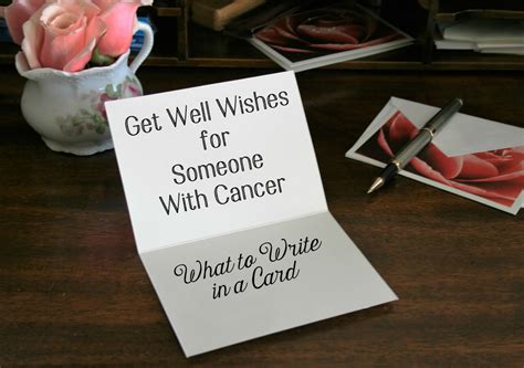 Get Well Wishes For Cancer What To Write In A Card Holidappy