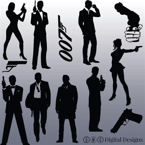James Bond Silhouette Clipart 10 Free Cliparts Download Images On