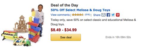 Amazon Deal Of The Day 50 Off Select Melissa And Doug Toys Wheel N