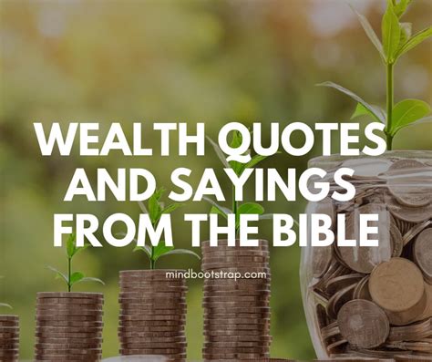 Inspiring Wealth Quotes From The Bible