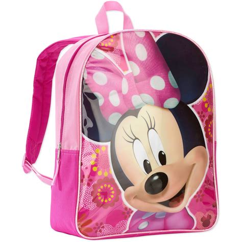 Disney Minnie Mouse Child Pink Girls 15 Backpack