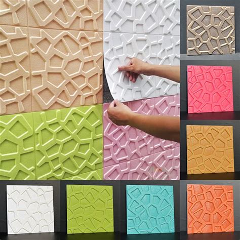 3d Brick Wallpaper Wall Background Stickers Self Adhesive Decorative