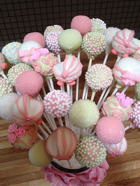 Baby Shower Cake Pop Bouquet By Susan Oliver Baby Cake Pops Fun Cake