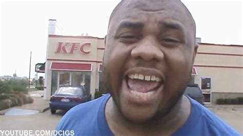 Black Man Eating Kfc