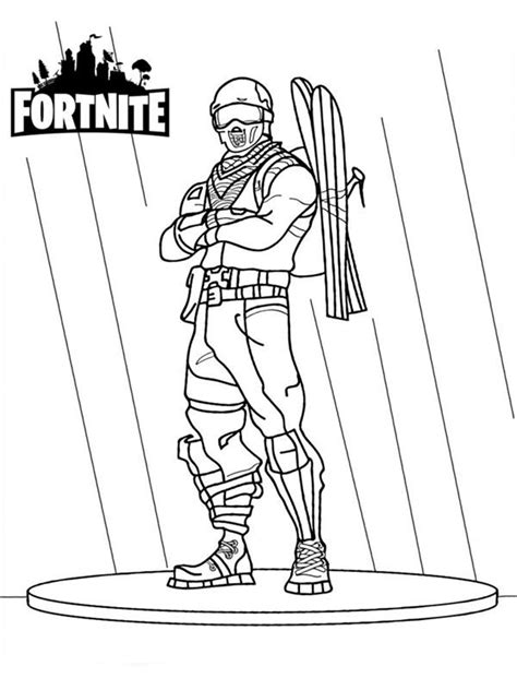 Alpine Ace Fortnite Coloring Page Free Printable Coloring Pages For Kids