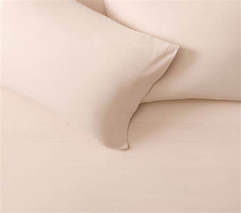 Organic Washed Cotton Percale Sheet Set