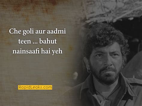 Amjad Khan Dialogues Of Sholay Film Gabbar Singh Dialogues