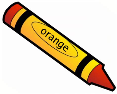 Download High Quality Crayon Clipart Orange Transparent Png Images