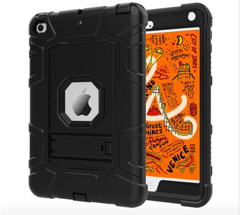For Apple Ipad Mini 4 5 Shockproof Military Heavy Duty Rugged Stand