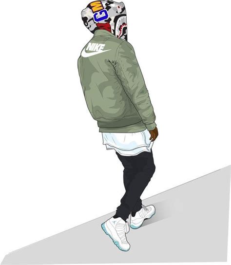 Pin By Sk 370z On Bape Supreme Swag Cartoon Sneaker Art Trill Art