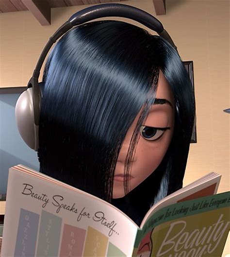 Violet Parr Of The Incredibles Pixar Movie Reading A Magazine