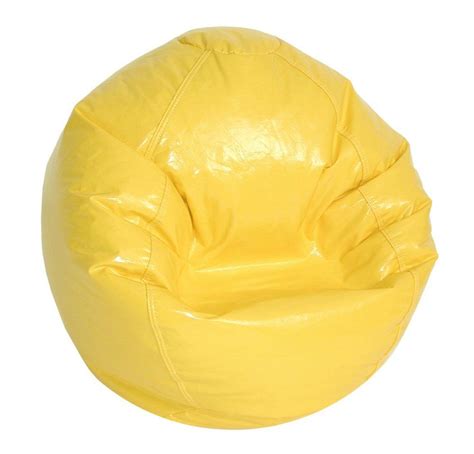 Is there a child anywhere who doesn't love playing in sand? Yellow Bean Bag Chair | Yellow bean bags, Vinyl, Bean bag