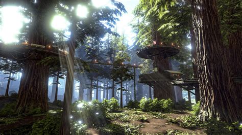 The Redwood Biome With Spotlight Ark Survival Evolved