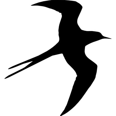 Sparrow Flying Silhouette