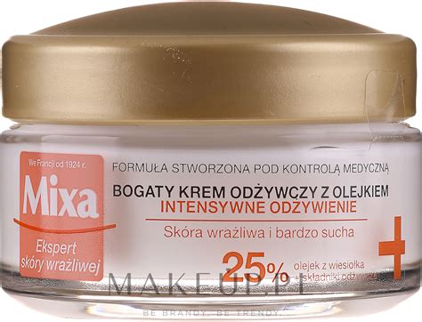 Mixa Sensitive Skin Expert Rich Nourishing Cream Bogaty Krem Od Ywczy