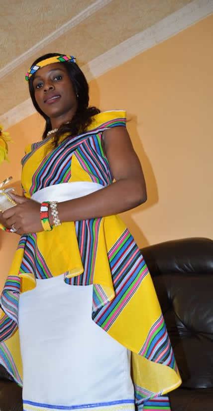 Yellow Venda Dress With Head Beads Sunika Magazine