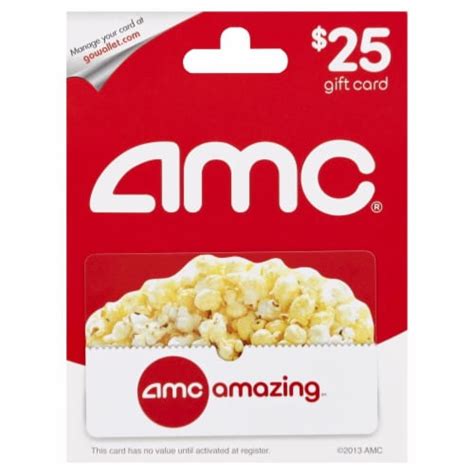 Bank fred meyer rewards® visa® card and receive a special 0% introductory apr for 9 billing cycles and after that, a. Fred Meyer - AMC Theaters $25 Gift Card, 1 ct