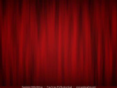 Red Curtain Background Theatre Stage Psdgraphics