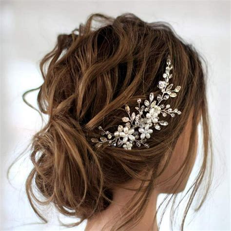 jakawin bride wedding hair comb flower girls bridal hair accessories hair piece for women and