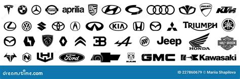 Car Brands And Logos Editorial Photo CartoonDealer 67192889
