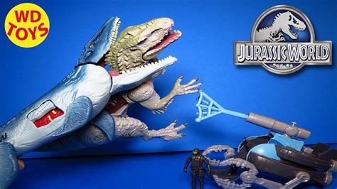 New Jurassic World Mosasaurus Vs Submarine And 2015 Hybrid Indominus Rex