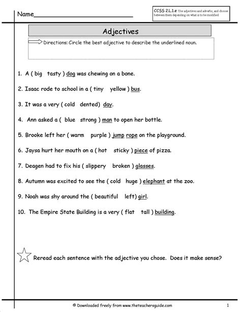 30 Grammar Worksheets For Grade 7 Coo Worksheets