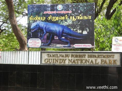 Guindy National Park Entrance Chennai Veethi