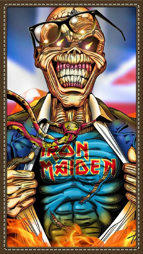 Super Eddie Men  Iron Maiden Eddie Iron Maiden Posters Iron Maiden