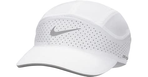 Nike Dri Fit Adv Fly Unstructured Reflective Cap In White Lyst