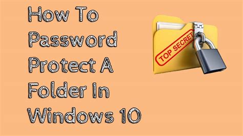 How To Lock A Folder On Windows Topestate
