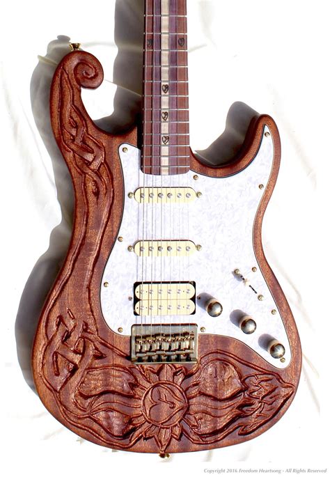 Custom Made Custom Electric Guitars Hand Made And Hand Carved In Exotic Wood Custom Electric