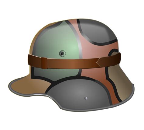 Clipart M1916 German Ww1 Camo Helmet
