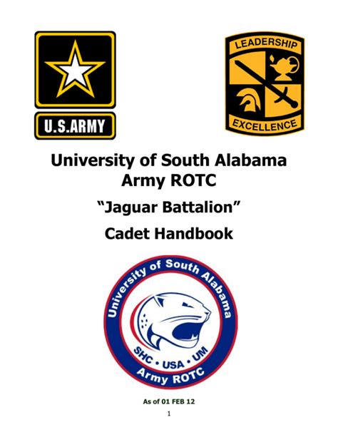 University Of South Alabama Army Rotc Jaguar Battalion